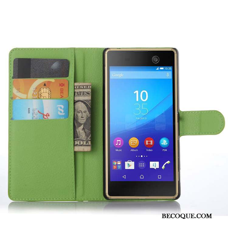 Sony Xperia M5 Dual Protection Étui Bleu Téléphone Portable Coque De Téléphone Étui En Cuir