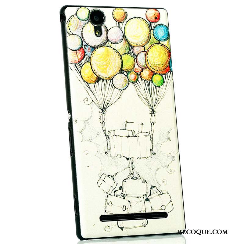 Sony Xperia T2 Délavé En Daim Téléphone Portable Dessin Animé Vert Protection Coque De Téléphone