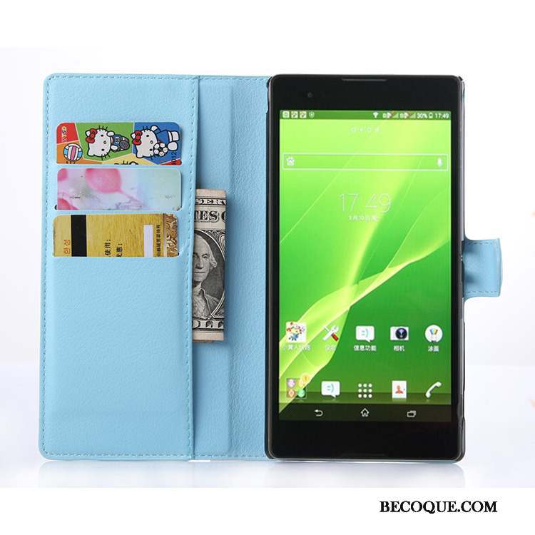 Sony Xperia T2 Étui En Cuir Carte Coque De Téléphone Téléphone Portable Protection Portefeuille