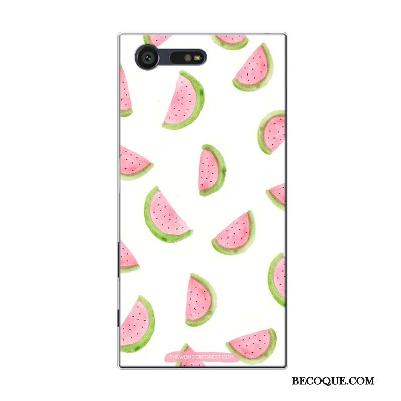 Sony Xperia X Compact Coque De Téléphone Pastèque Petit Silicone Rose Fruit