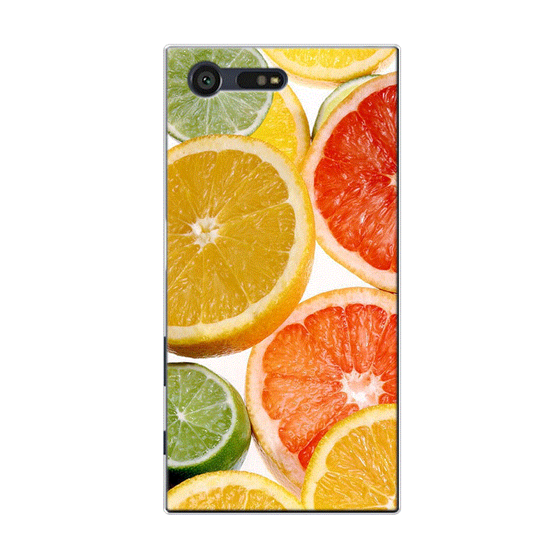 Sony Xperia X Compact Coque Fruit Pastèque Tout Compris Petit Bleu Citron