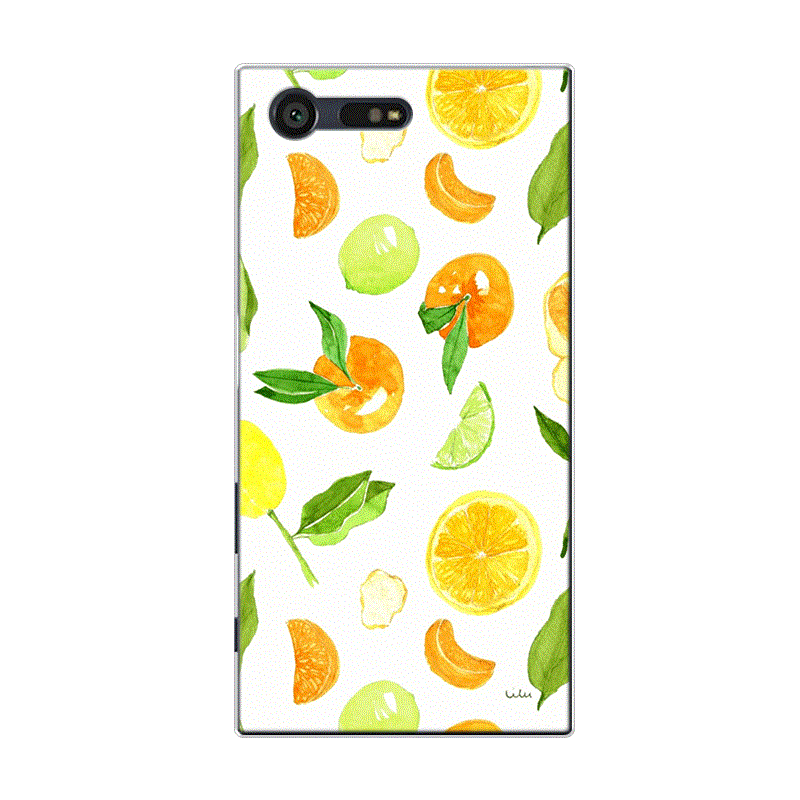 Sony Xperia X Compact Coque Fruit Pastèque Tout Compris Petit Bleu Citron