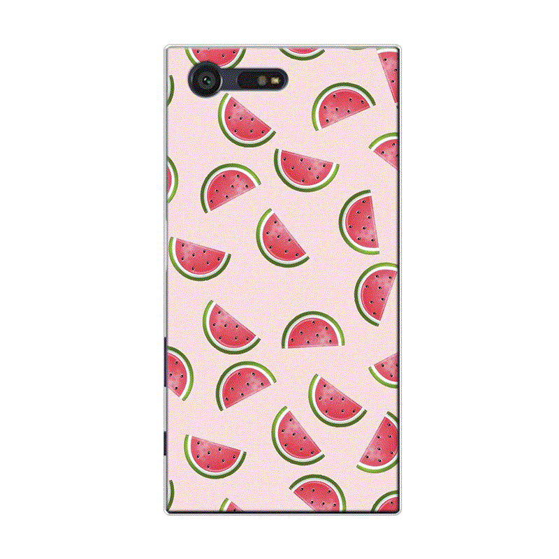 Sony Xperia X Compact Coque Fruit Pastèque Tout Compris Petit Bleu Citron