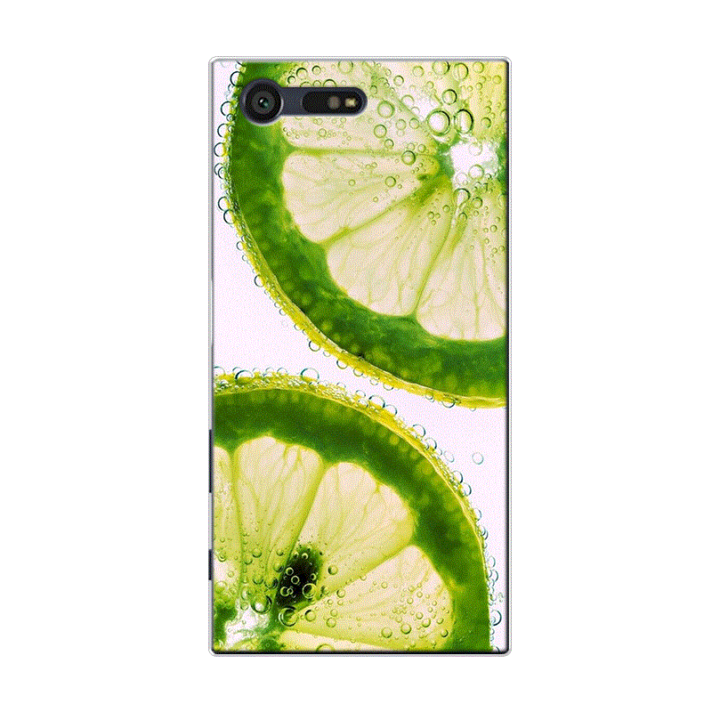 Sony Xperia X Compact Coque Fruit Pastèque Tout Compris Petit Bleu Citron