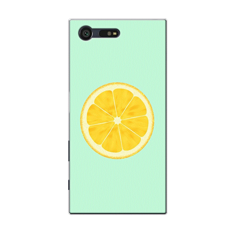 Sony Xperia X Compact Coque Fruit Pastèque Tout Compris Petit Bleu Citron