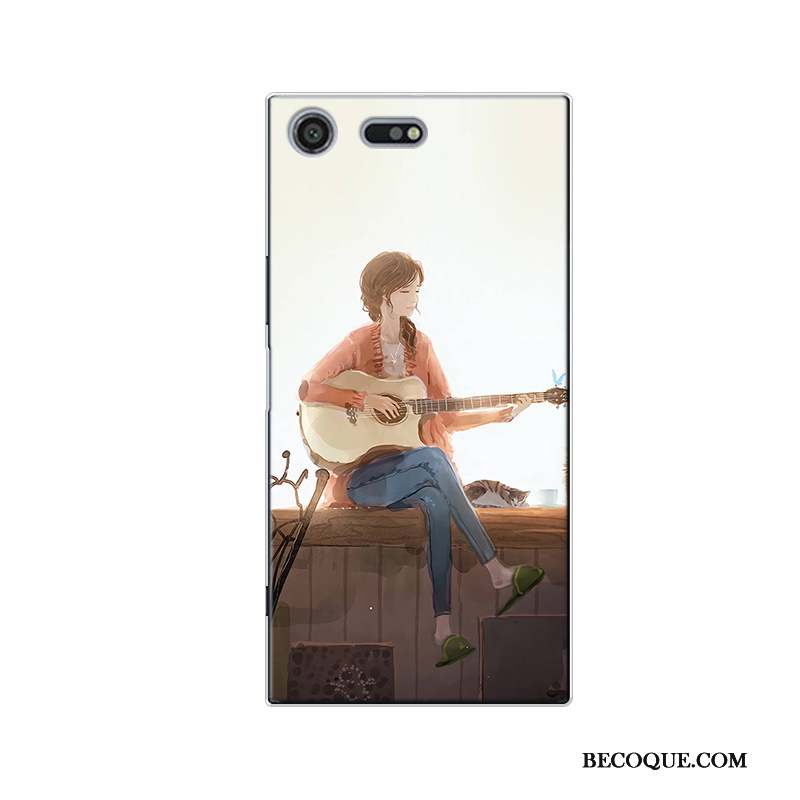 Sony Xperia X Compact Personnalisé Créatif Frais Blanc Protection Coque