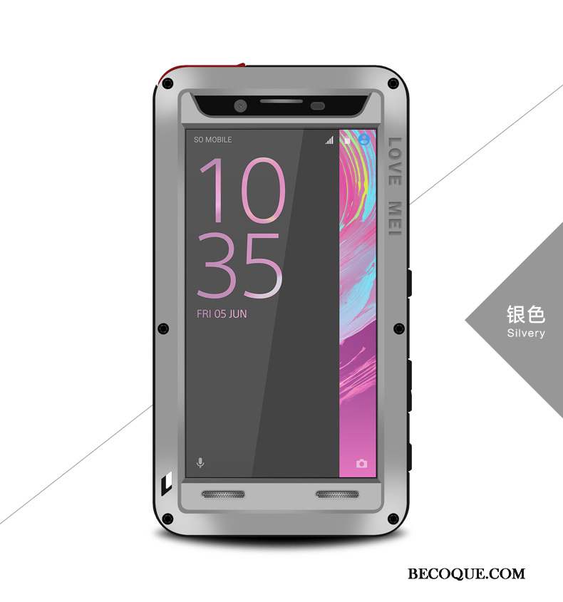 Sony Xperia X Performance Pour Trois Défenses Protection Incassable Coque De Téléphone Jaune