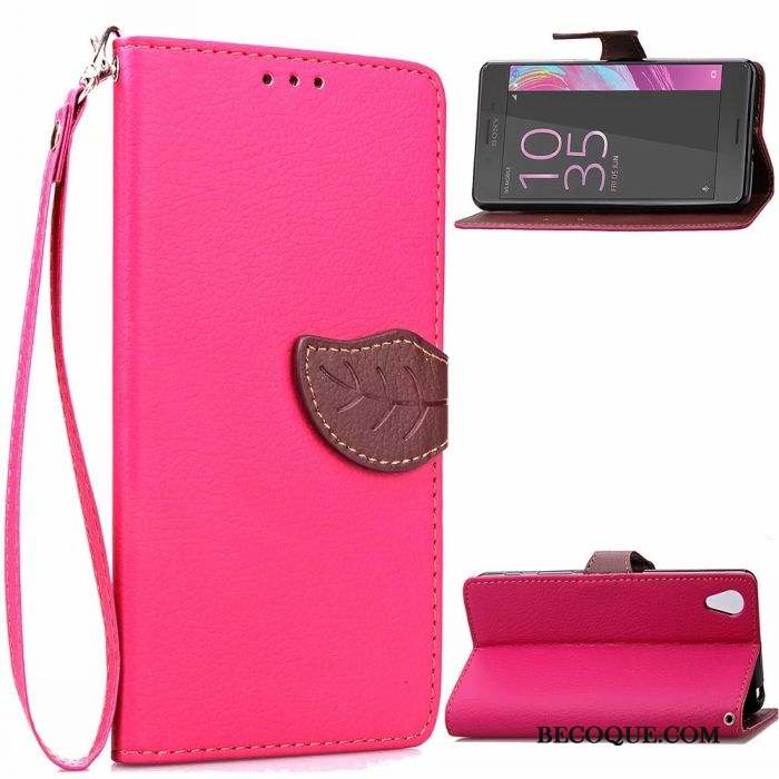 Sony Xperia X Performance Téléphone Portable Étui Feuille Vert Coque De Téléphone Incassable
