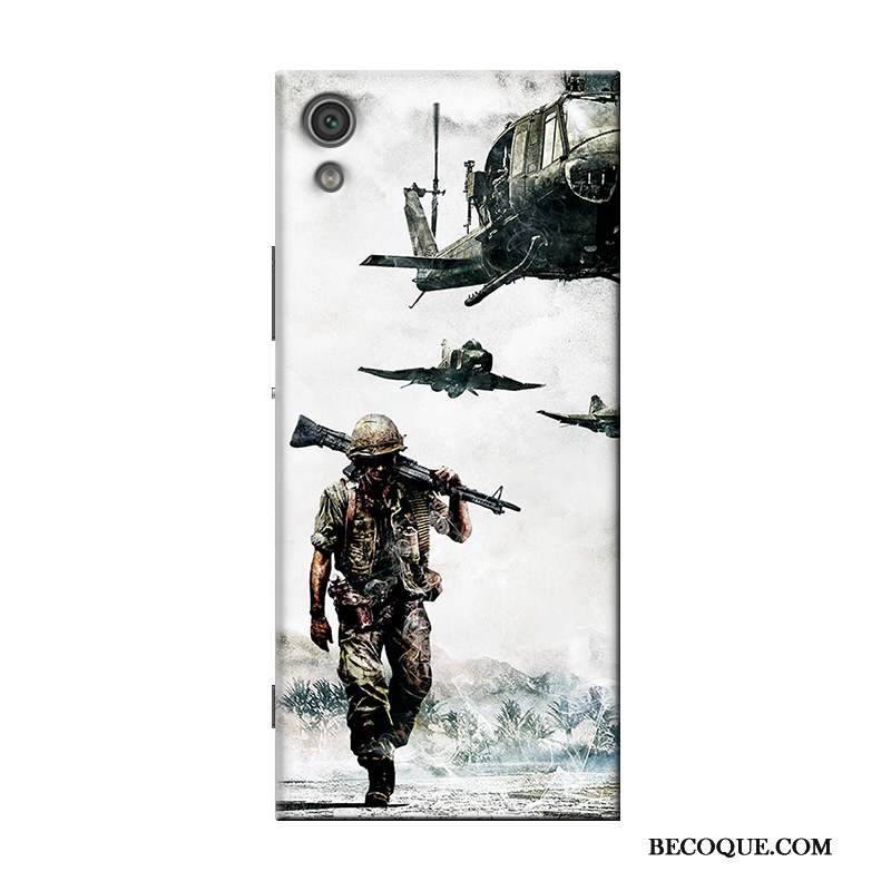 Sony Xperia X Support Coque Transparent Silicone Dessin Animé Blanc