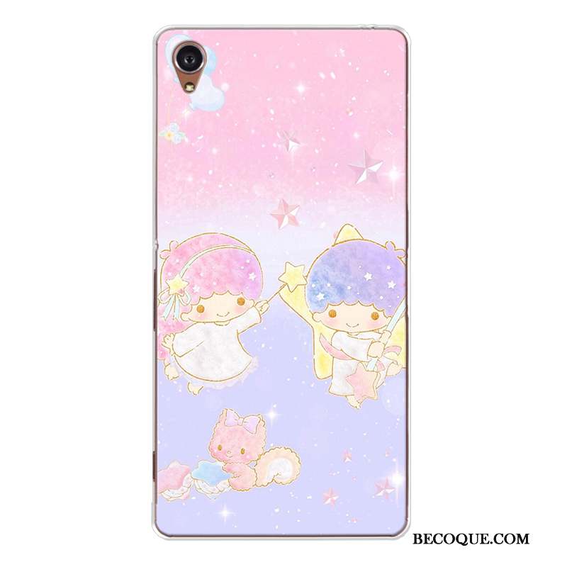 Sony Xperia Xa Coque Dessin Animé Bleu Fluide Doux Charmant Silicone Incassable