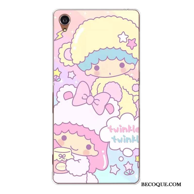 Sony Xperia Xa Coque Dessin Animé Bleu Fluide Doux Charmant Silicone Incassable