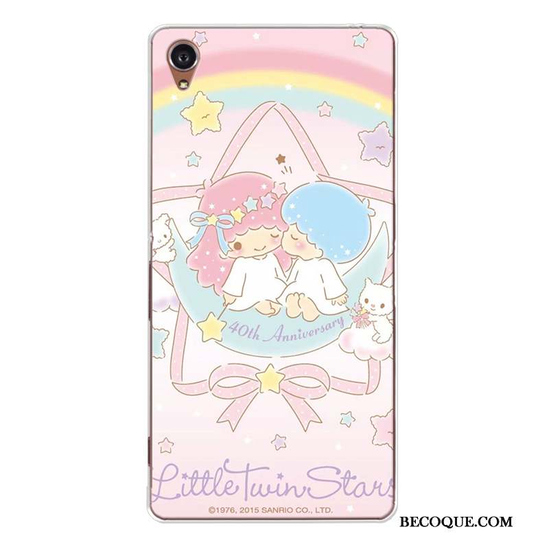 Sony Xperia Xa Coque Dessin Animé Bleu Fluide Doux Charmant Silicone Incassable
