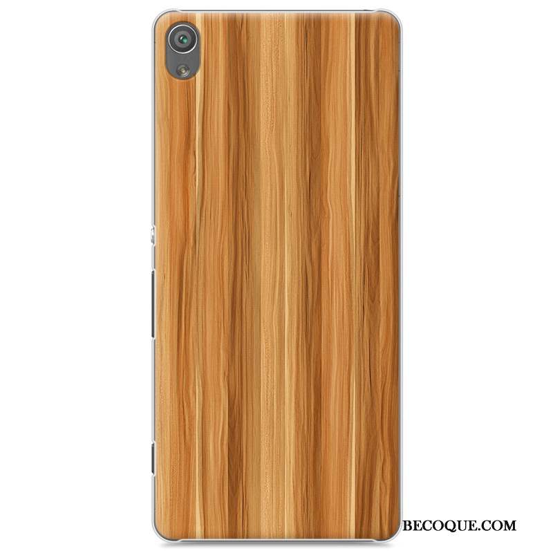 Sony Xperia Xa Coque Difficile Peinture Grain De Bois Personnalité Créatif Protection