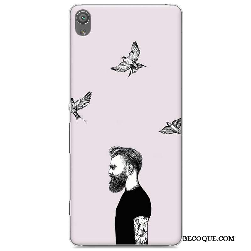 Sony Xperia Xa Difficile Peinture Protection Gris Personnalité Coque