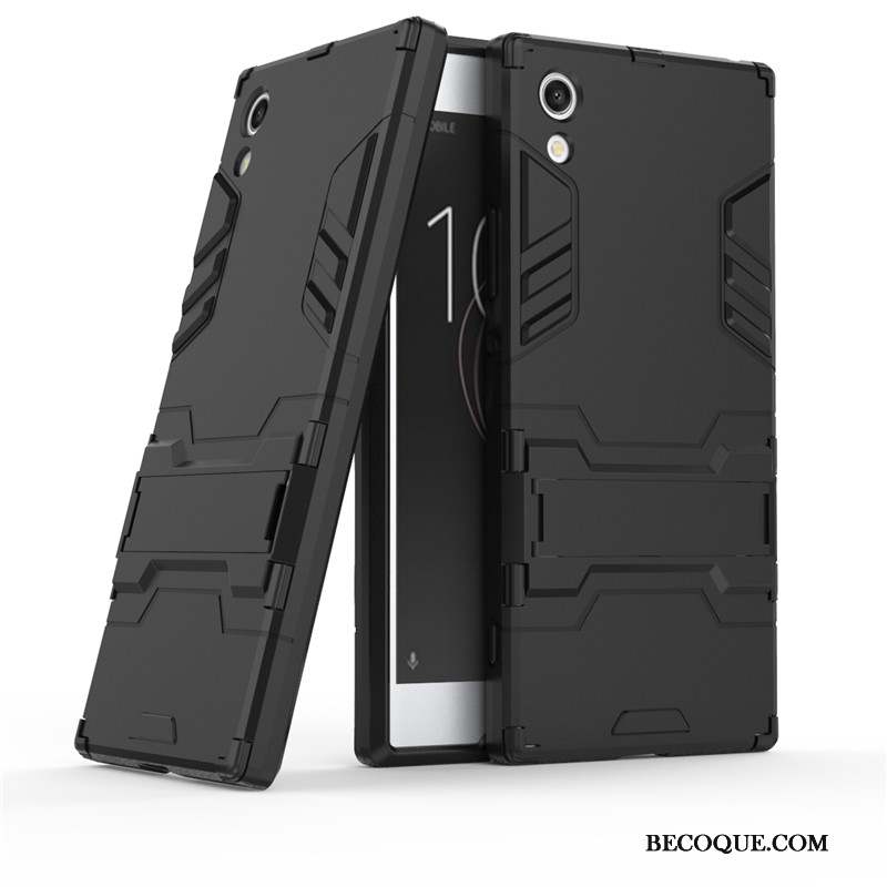 Sony Xperia Xa1 Argent Coque De Téléphone Protection Support Téléphone Portable Incassable