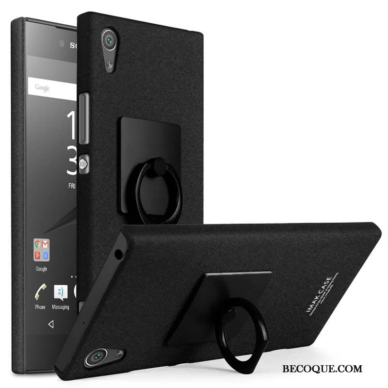 Sony Xperia Xa1 Coque Difficile Protection Anneau De Téléphone Support