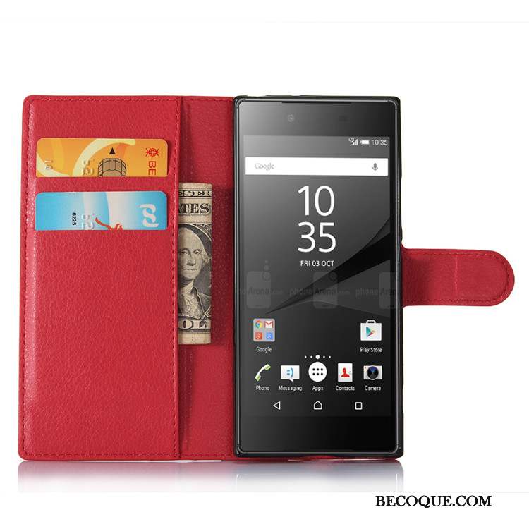 Sony Xperia Xa1 Coque Étui Portefeuille Étui En Cuir De Téléphone Protection