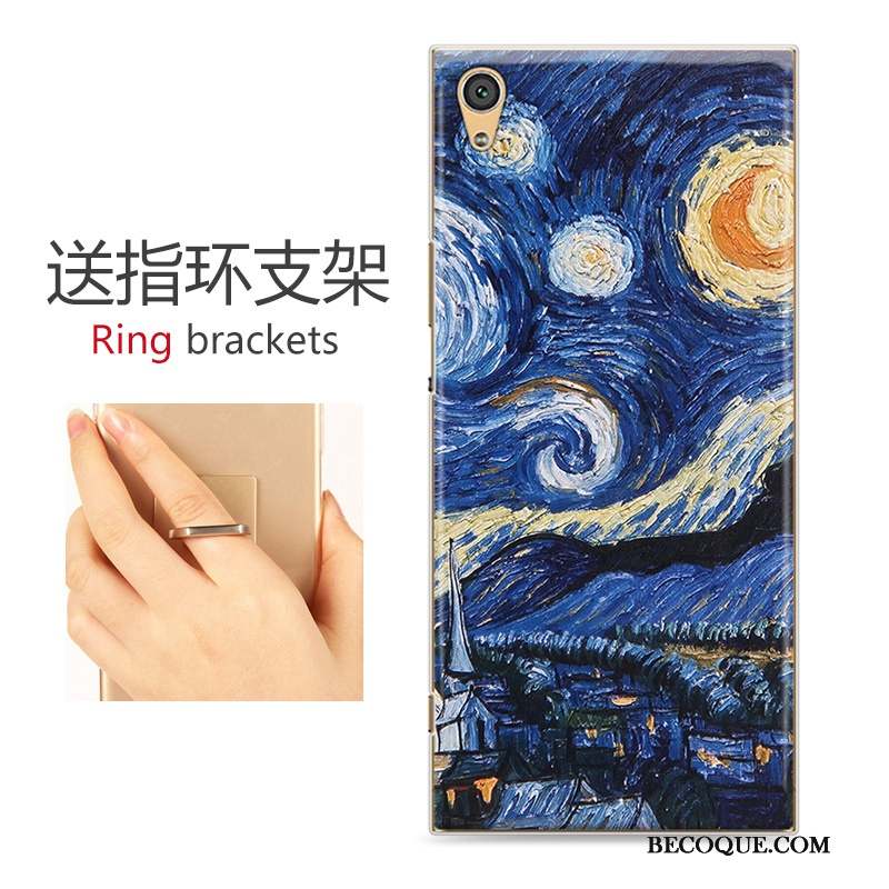 Sony Xperia Xa1 Multicolore Peinture Étui Dessin Animé Coque De Téléphone Protection