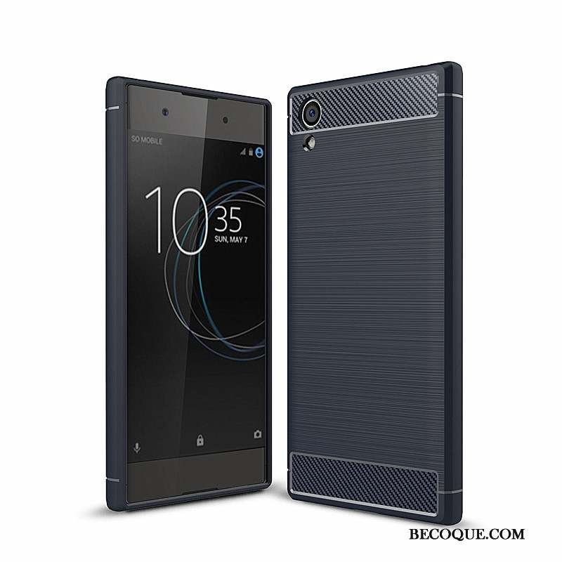 Sony Xperia Xa1 Plus Fluide Doux Protection Coque Gris Étui De Téléphone