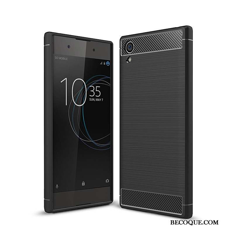 Sony Xperia Xa1 Plus Fluide Doux Protection Coque Gris Étui De Téléphone