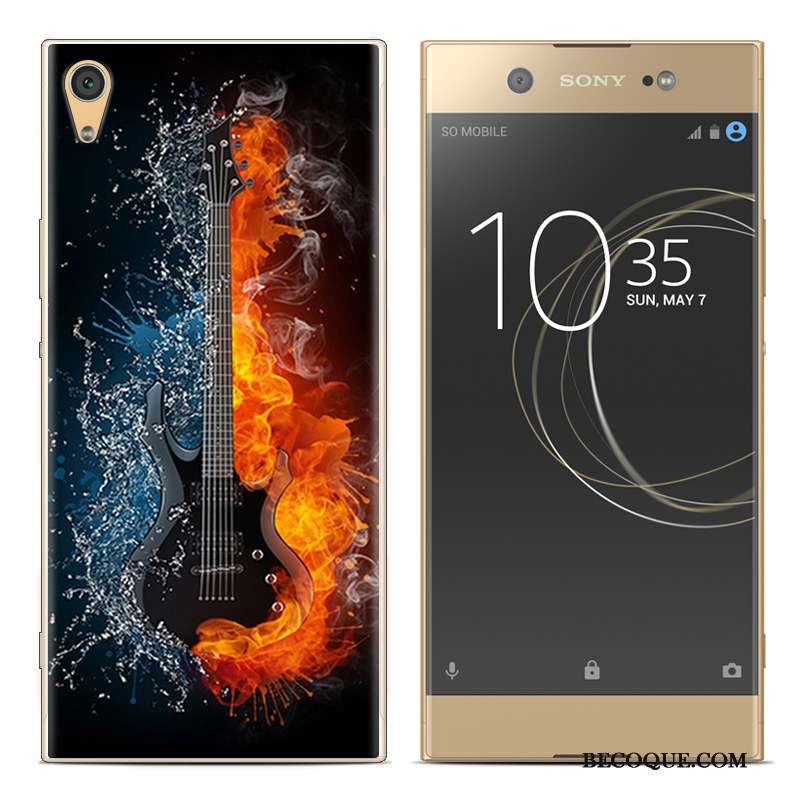 Sony Xperia Xa1 Plus Peinture Coque De Téléphone Silicone Fluide Doux Téléphone Portable Créatif