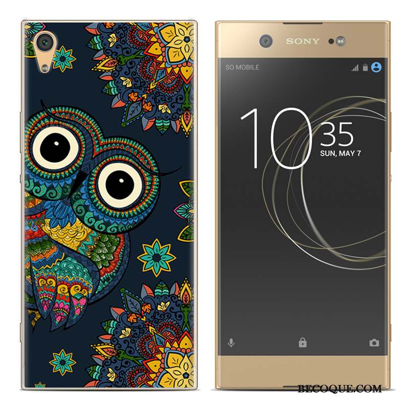 Sony Xperia Xa1 Plus Peinture Coque De Téléphone Silicone Fluide Doux Téléphone Portable Créatif