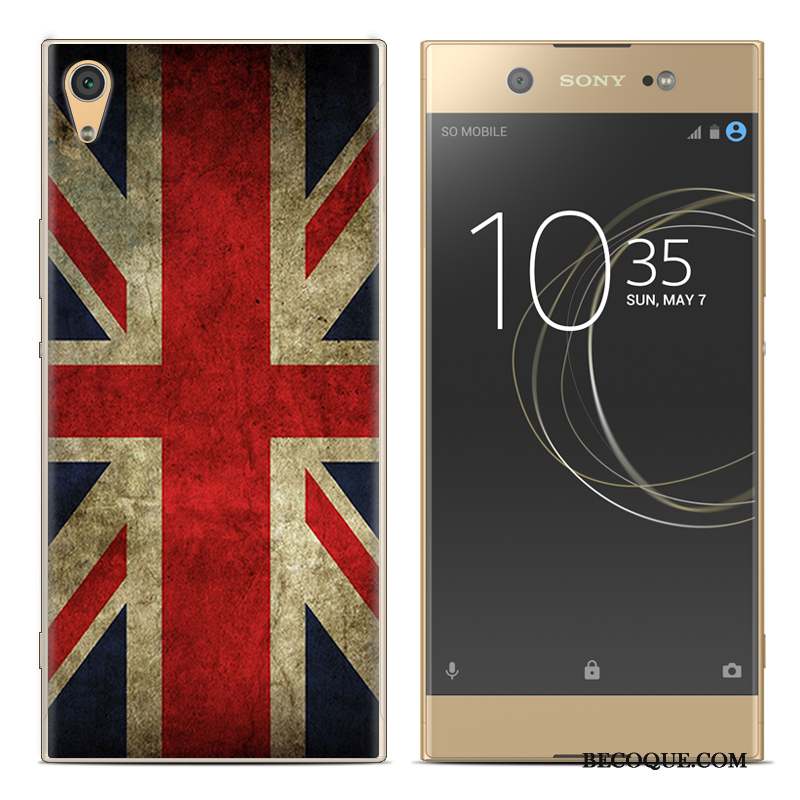 Sony Xperia Xa1 Plus Peinture Coque De Téléphone Silicone Fluide Doux Téléphone Portable Créatif