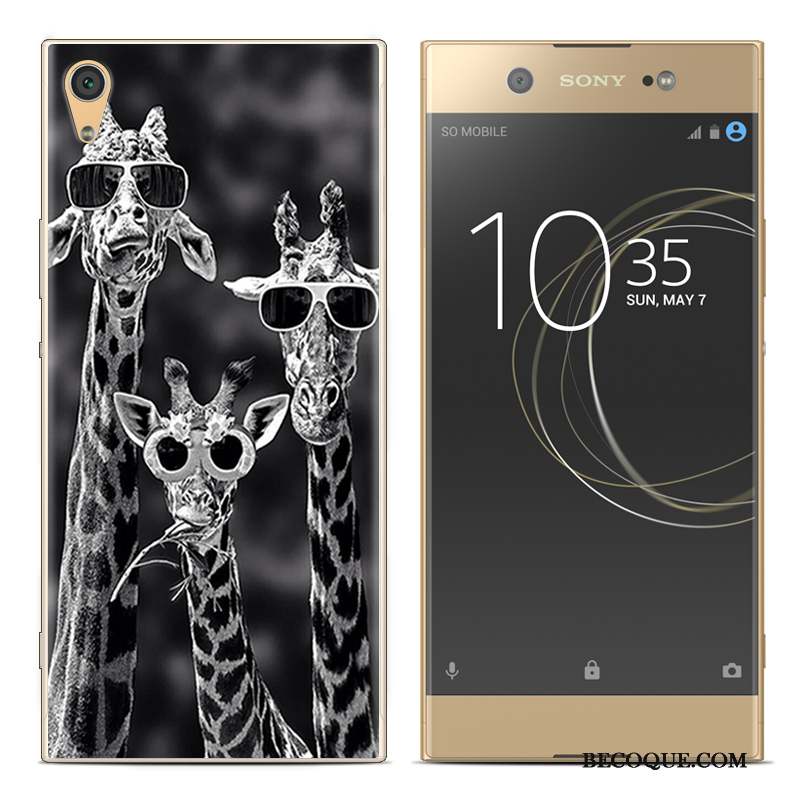 Sony Xperia Xa1 Plus Peinture Coque De Téléphone Silicone Fluide Doux Téléphone Portable Créatif