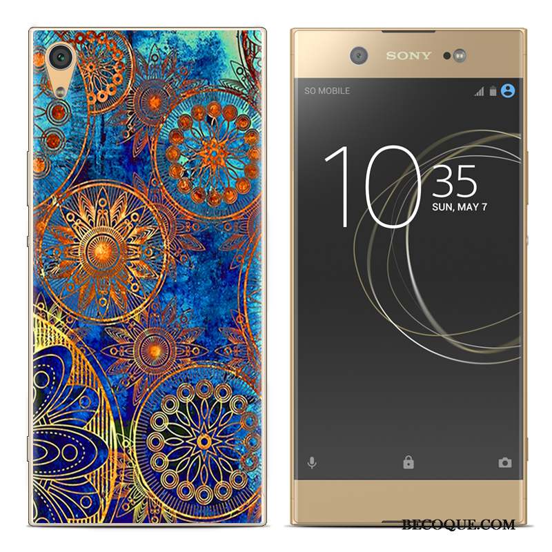 Sony Xperia Xa1 Plus Peinture Coque De Téléphone Silicone Fluide Doux Téléphone Portable Créatif