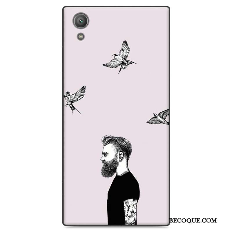 Sony Xperia Xa1 Plus Protection Vert Coque De Téléphone Créatif Peinture Amoureux