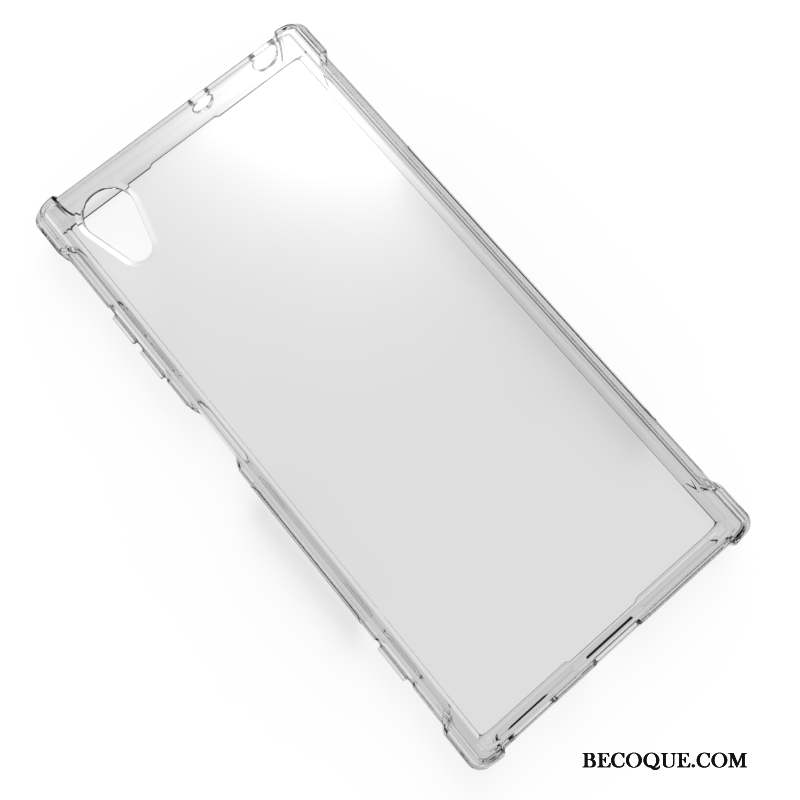 Sony Xperia Xa1 Plus Téléphone Portable Coque De Téléphone Délavé En Daim Fluide Doux Protection Bleu
