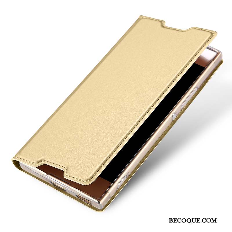 Sony Xperia Xa1 Ultra Coque Légères Étui En Cuir Business Incassable Téléphone Portable Housse