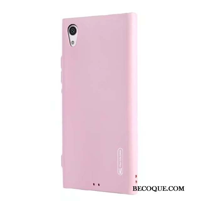Sony Xperia Xa1 Ultra Coque Rose Très Mince Fluide Doux Tout Compris Protection Silicone