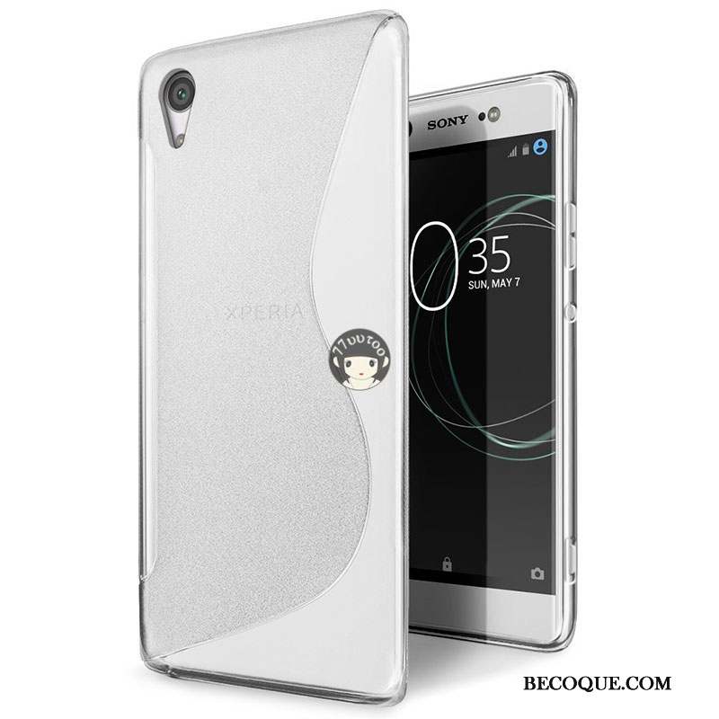 Sony Xperia Xa1 Ultra Coque Silicone Incassable Étui Bleu Fluide Doux