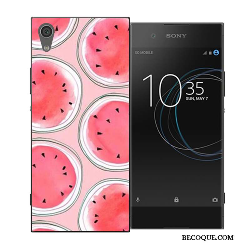 Sony Xperia Xa1 Ultra Dessin Animé Coque Difficile Bleu Étui Personnalité