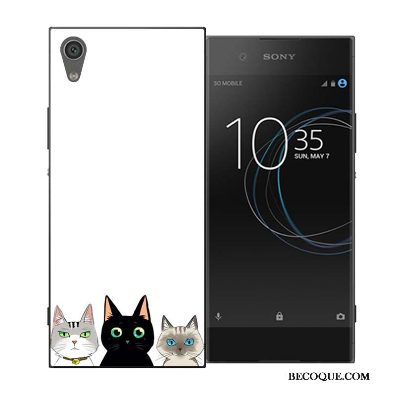 Sony Xperia Xa1 Ultra Dessin Animé Coque Difficile Bleu Étui Personnalité