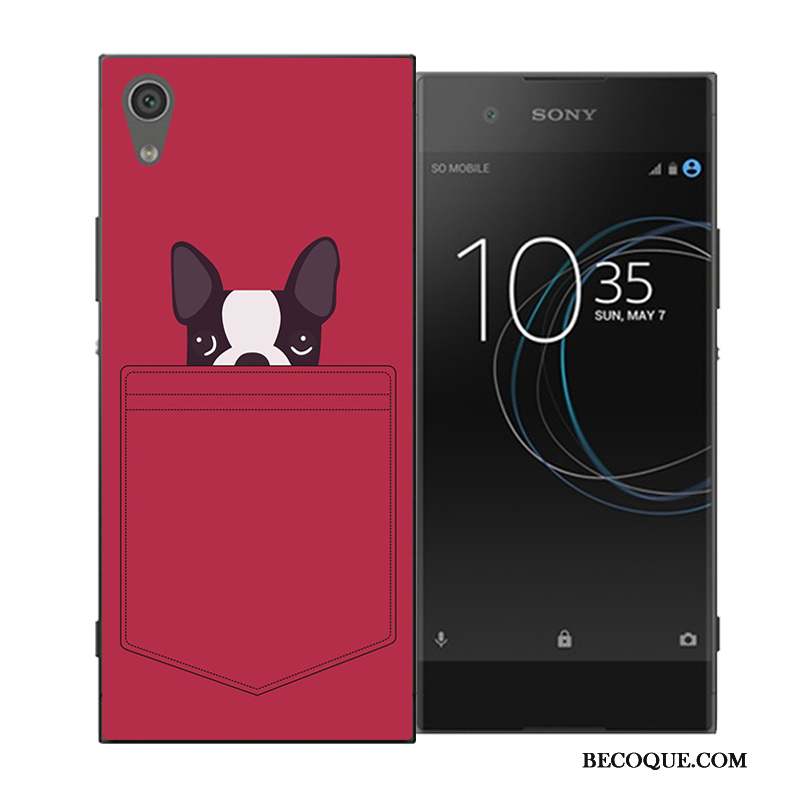 Sony Xperia Xa1 Ultra Dessin Animé Coque Difficile Bleu Étui Personnalité