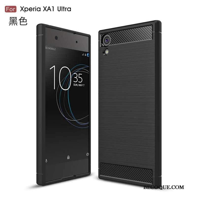 Sony Xperia Xa1 Ultra Protection Coque De Téléphone Étui Incassable Fluide Doux Gris
