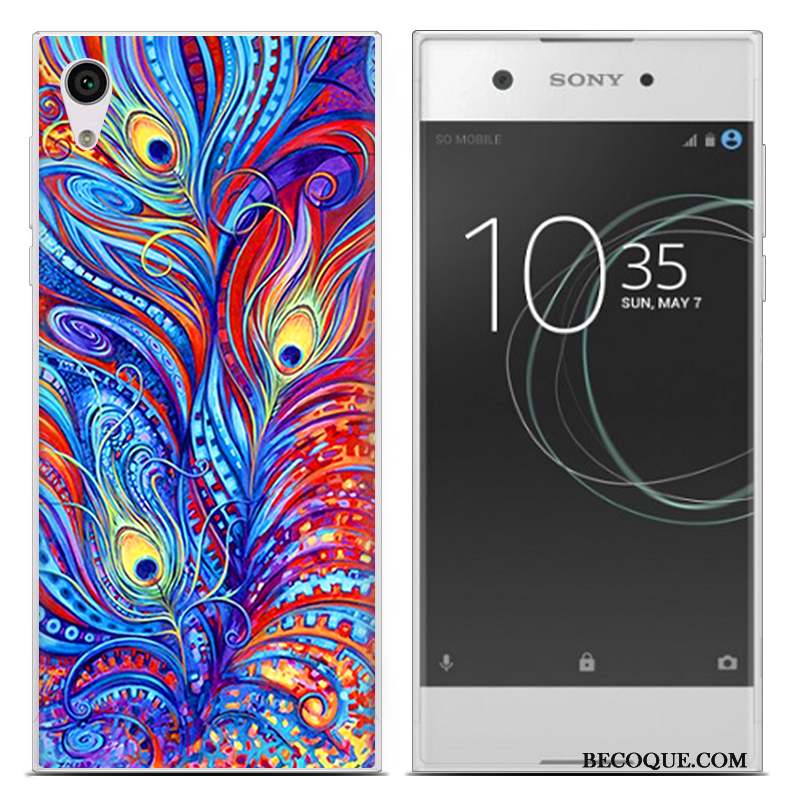 Sony Xperia Xa1 Ultra Téléphone Portable Coque Fluide Doux Très Mince Mois Multicolore