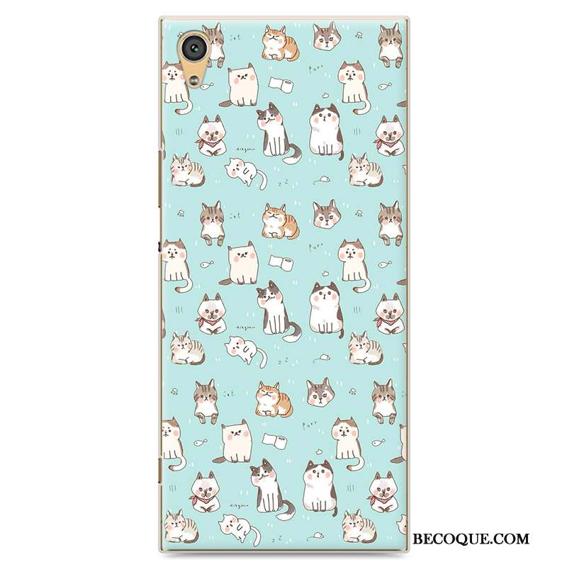 Sony Xperia Xa1 Étui Coque De Téléphone Personnalité Bleu Couleur Protection