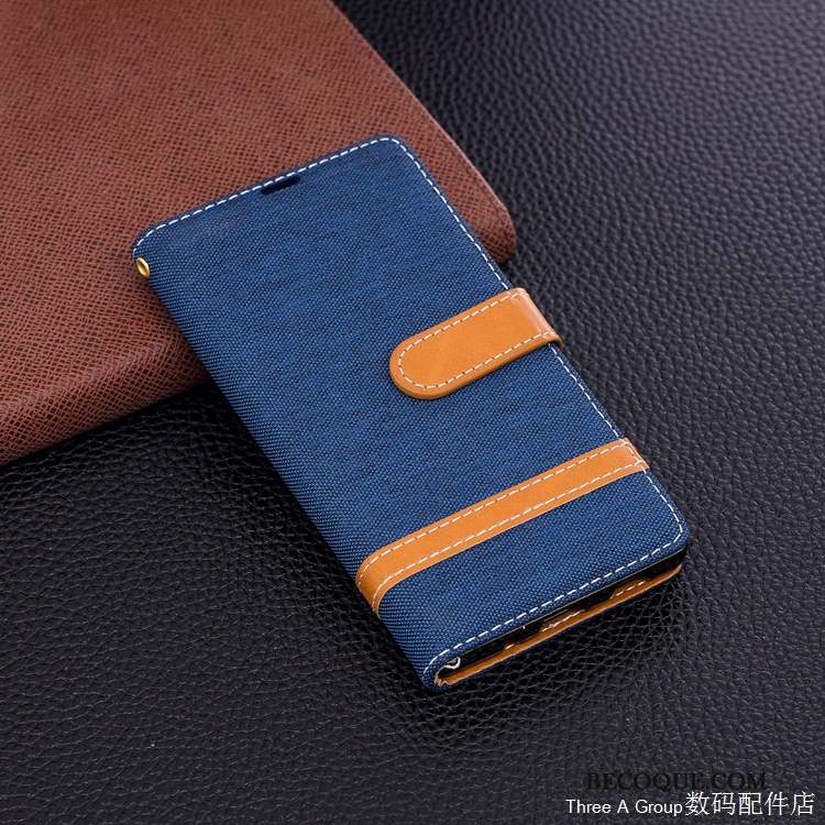 Sony Xperia Xa2 Coque De Téléphone En Denim Protection Étui Tout Compris Incassable