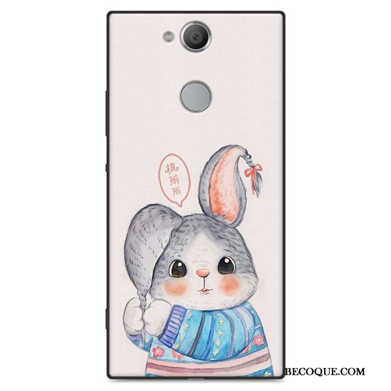 Sony Xperia Xa2 Tout Compris Coque De Téléphone Délavé En Daim Fleurs Étui Dessin Animé