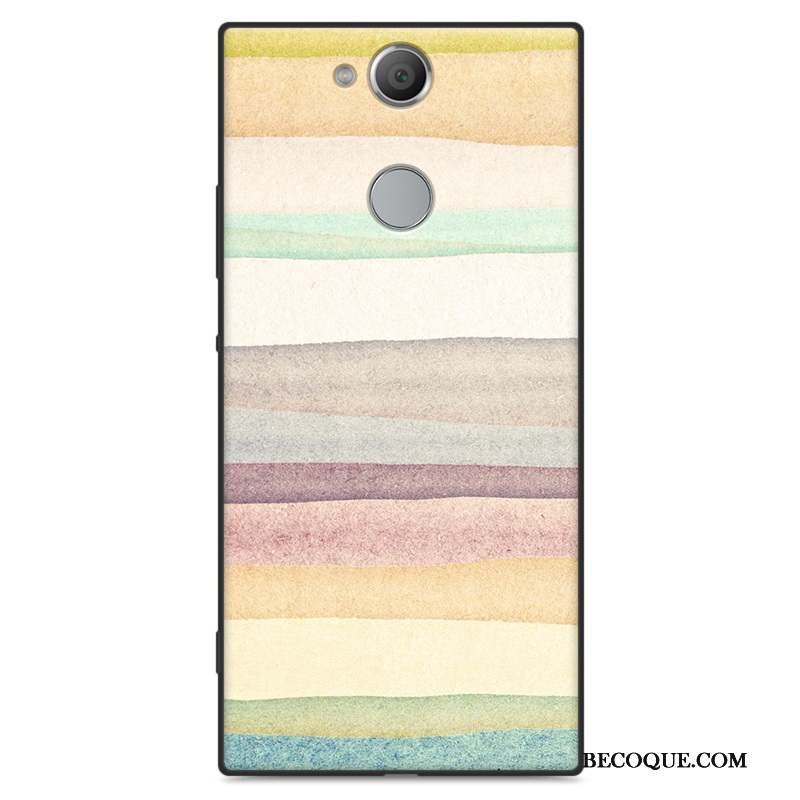 Sony Xperia Xa2 Ultra Coque Tendance Incassable Fluide Doux Bleu Étui Dessin Animé