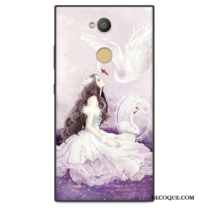 Sony Xperia Xa2 Ultra Dessin Animé Étui Coque De Téléphone Charmant Bleu Fluide Doux