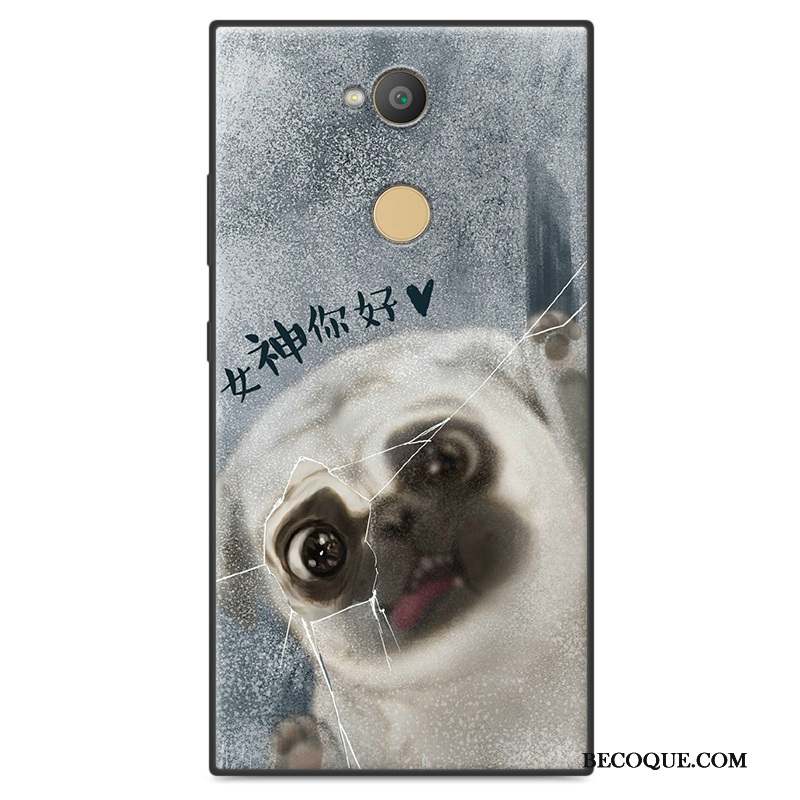 Sony Xperia Xa2 Ultra Dessin Animé Étui Coque De Téléphone Charmant Bleu Fluide Doux