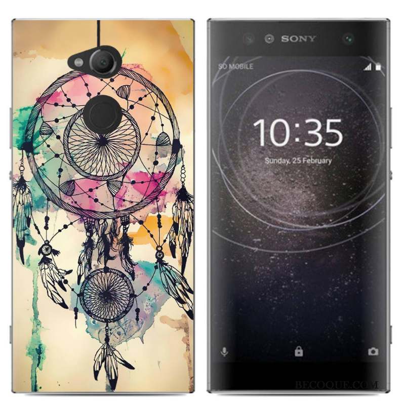 Sony Xperia Xa2 Ultra Peinture Multicolore Coque Téléphone Portable Étui De Téléphone