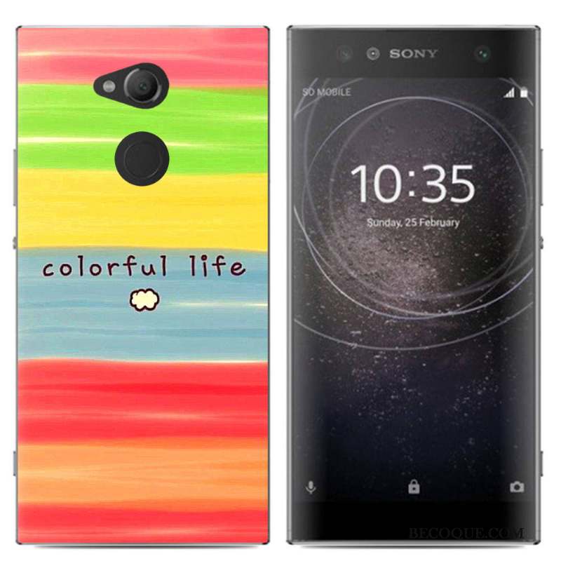 Sony Xperia Xa2 Ultra Peinture Multicolore Coque Téléphone Portable Étui De Téléphone