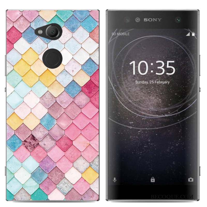 Sony Xperia Xa2 Ultra Peinture Multicolore Coque Téléphone Portable Étui De Téléphone