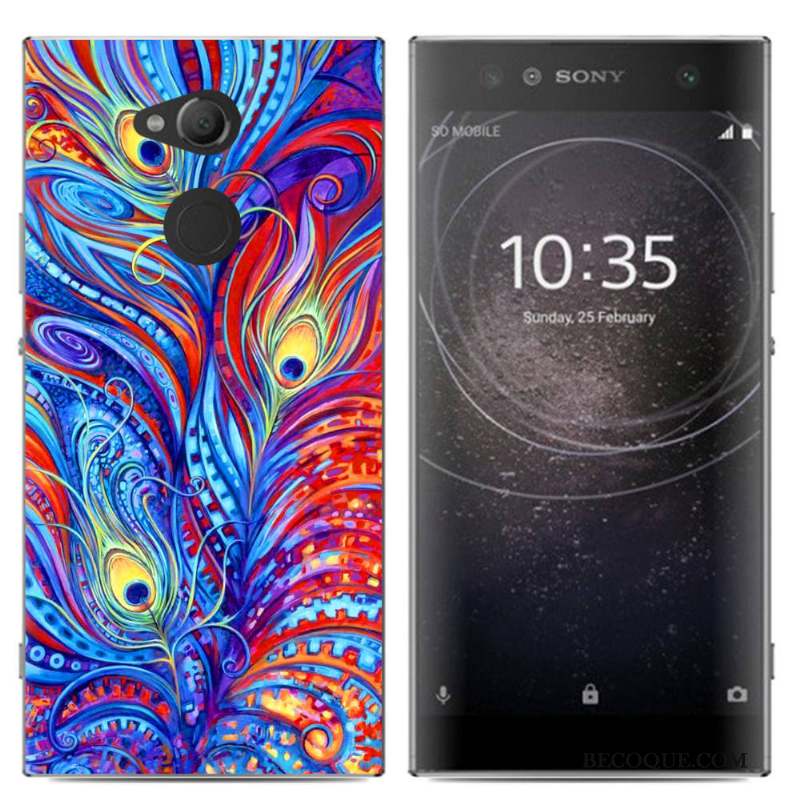 Sony Xperia Xa2 Ultra Peinture Multicolore Coque Téléphone Portable Étui De Téléphone