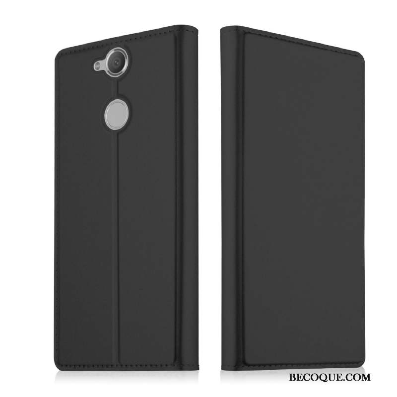 Sony Xperia Xa2 Ultra Téléphone Portable Étui En Cuir Protection Coque De Téléphone Business Carte